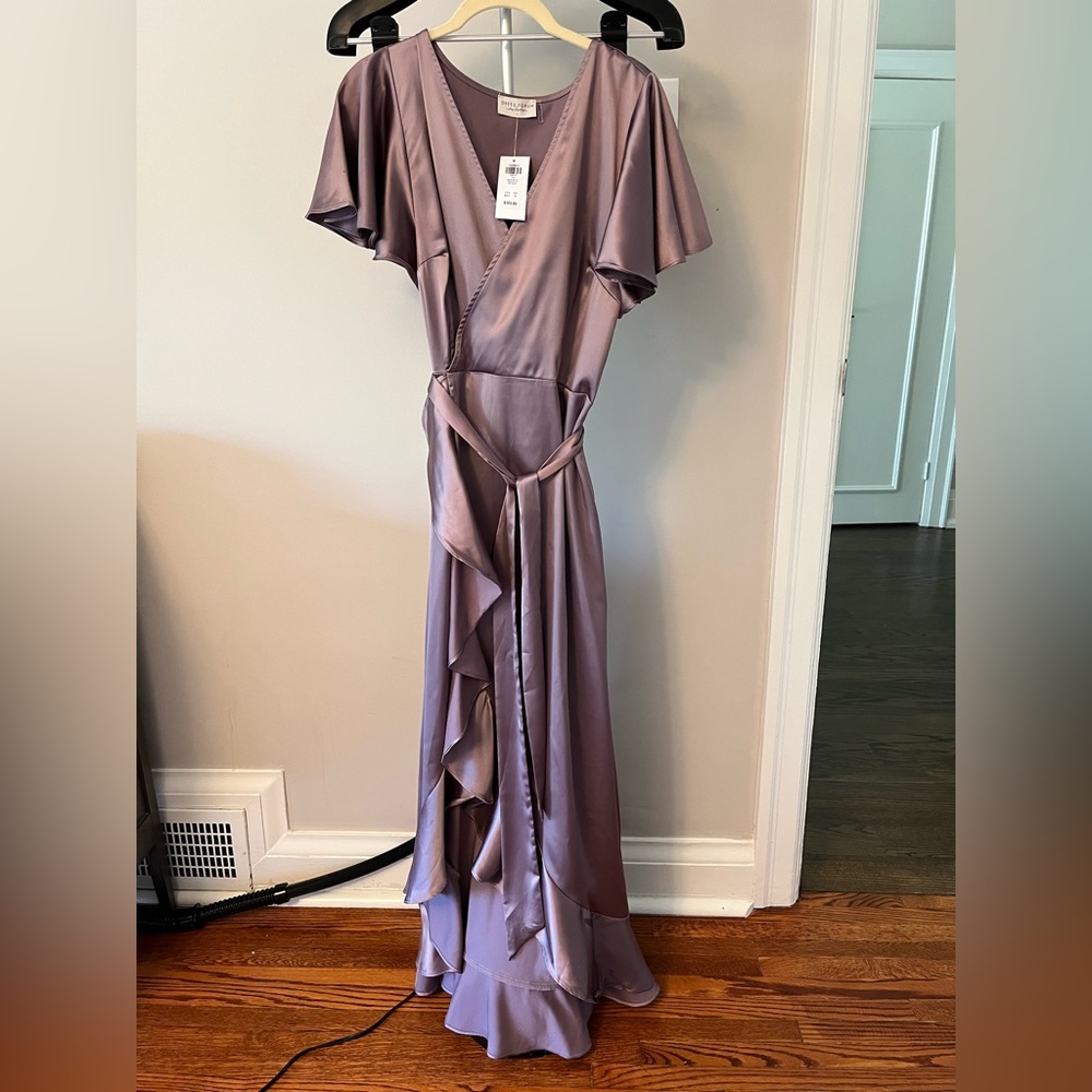 Women’s Lavender Wrap Dress